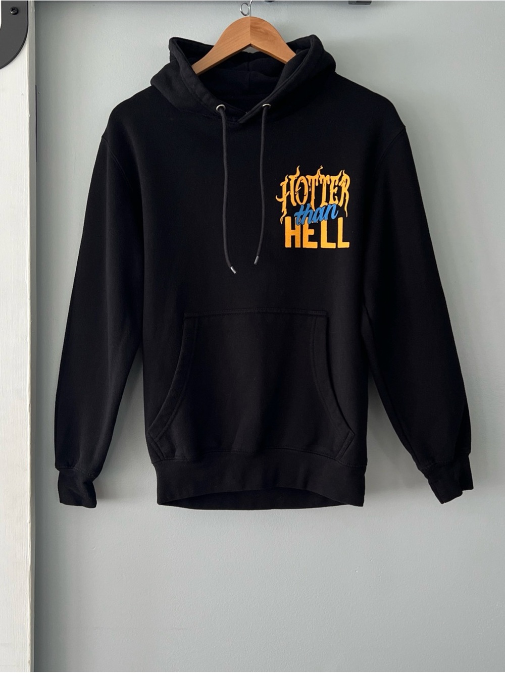A$$holes Live Forever ALF “Hotter Than Hell” Logo Women's Pullover Black Hoodie